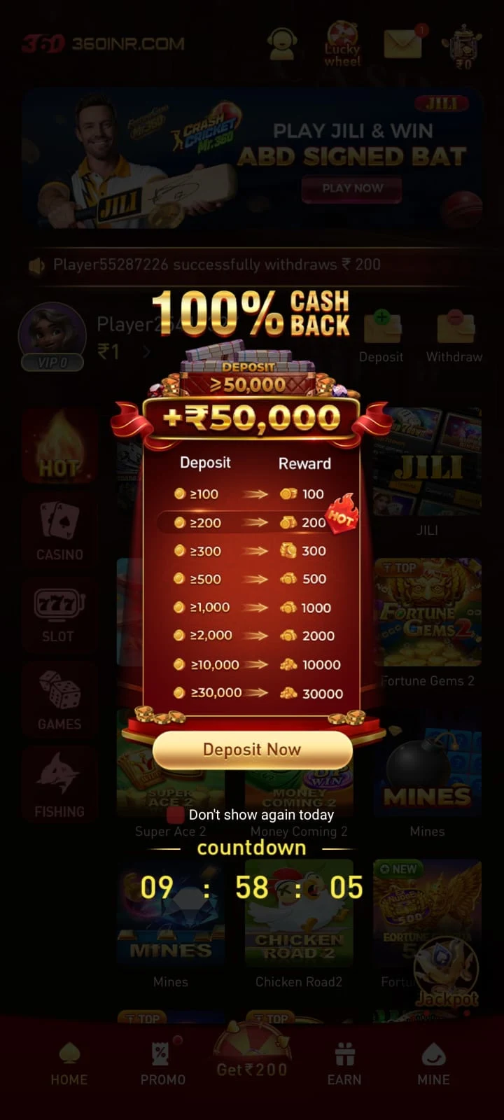 360INR GAME PLAY AND WIN
