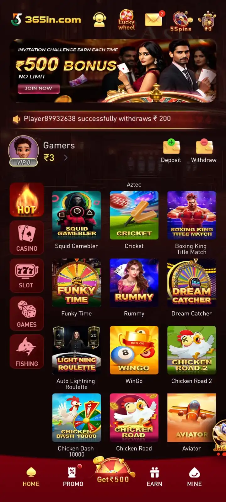 365in Game Download