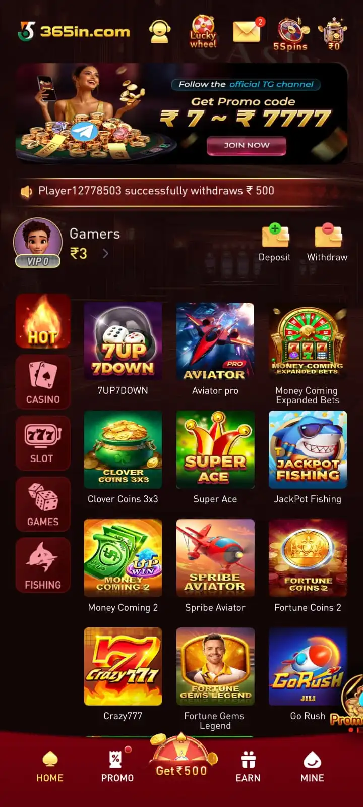 365in Game Download