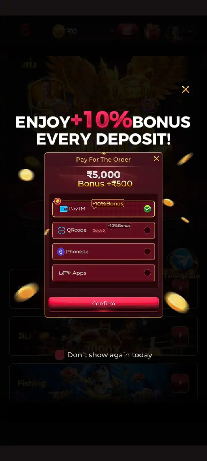 dream55 game daily bonus