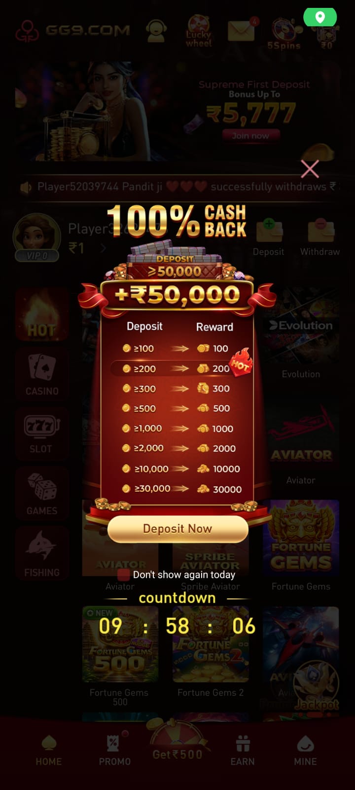 GG9 GAME BONUS