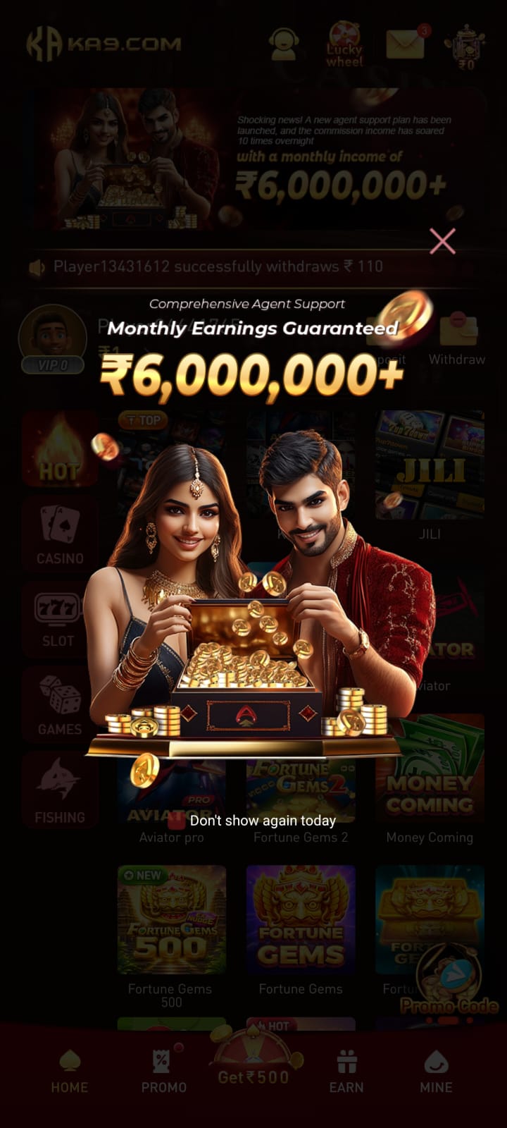KA9 GAME EARNING