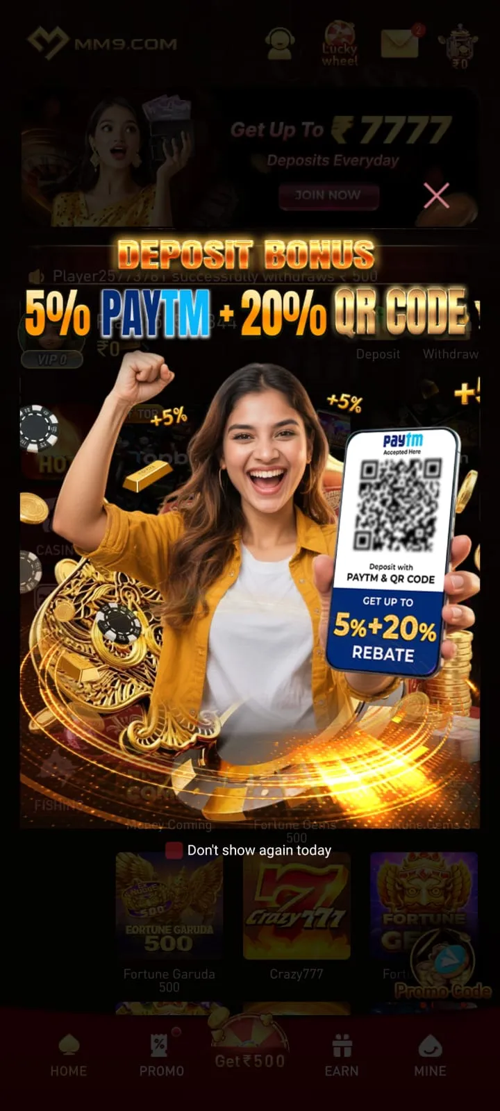 MM9 GAME INSTANT BONUS