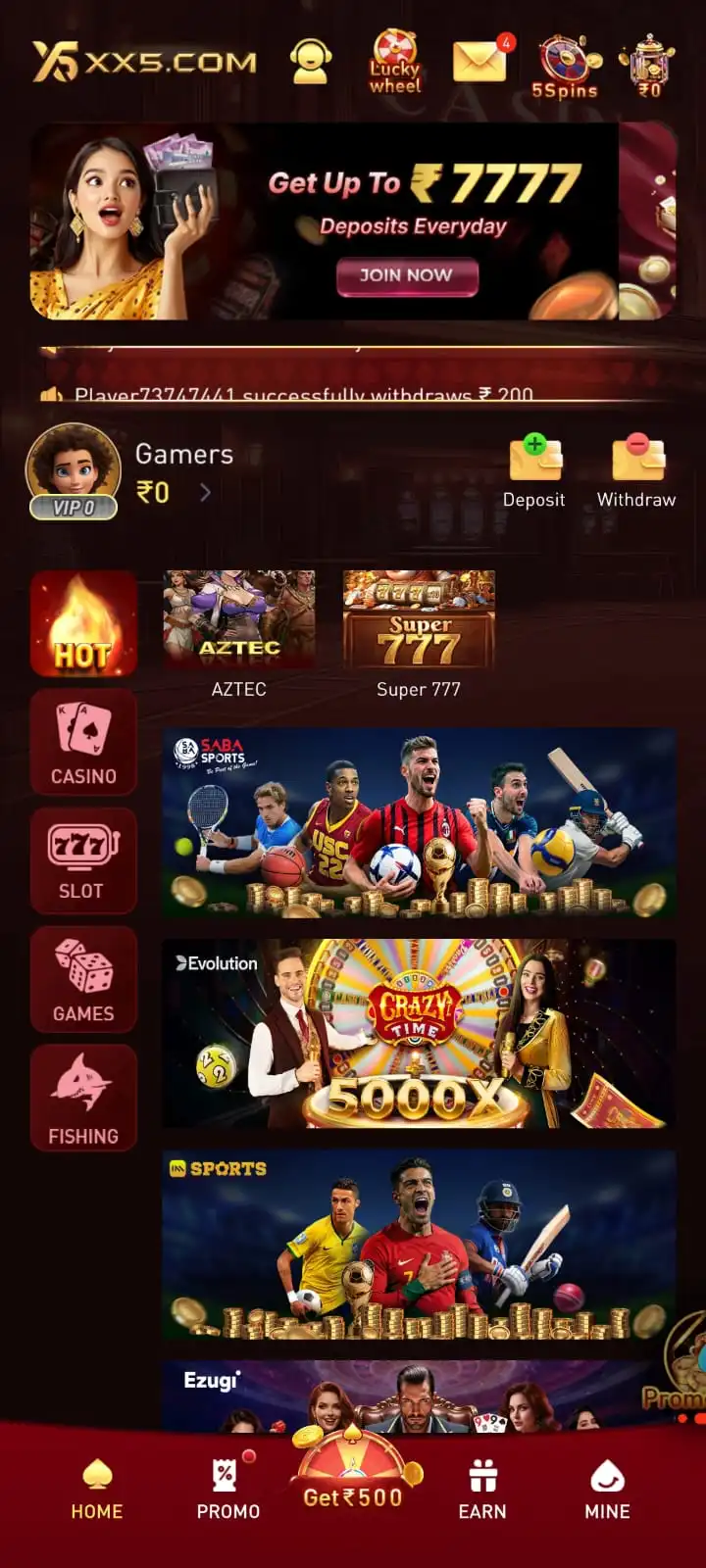 xx5 game download play and win
