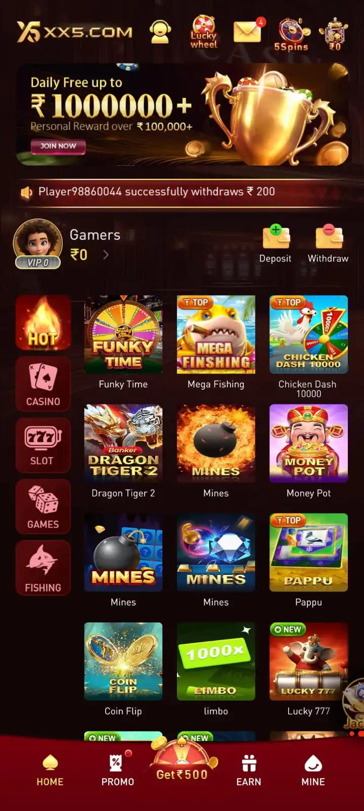 xx5 game download play and win